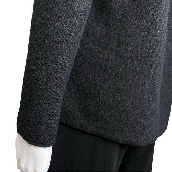 Vince Cashmere Wool Blend Cowl Neck Graphite Sweater S - Picture 4 of 7